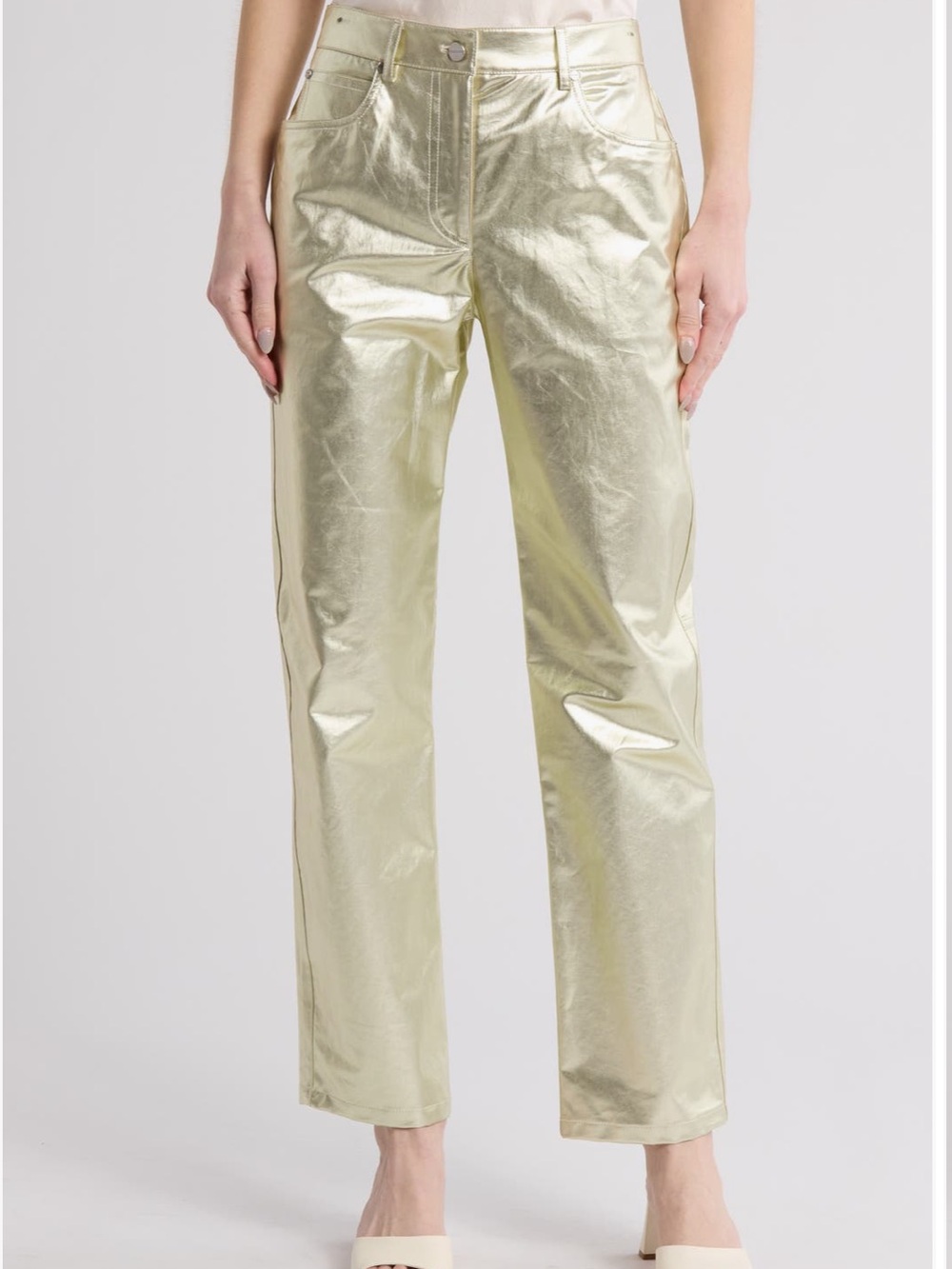 TWP Pony Boy Metallic Nonstretch Cotton
Jeans